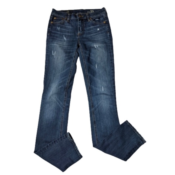 ⭐️ Host Pick! J. Crew NWOT reed skinny semi distressed mid-rise bootcut jeans - Picture 5 of 14